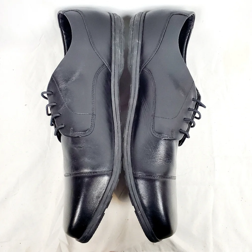 Birchbury Rockwell Black‎ Leather Barefoot Dress Shoe